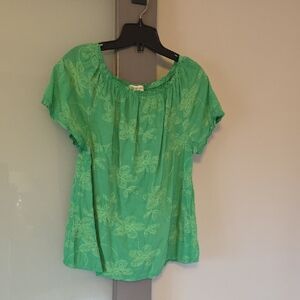 Terzo Millenio Size S Cotton Embroidered Blouse Made In Italy